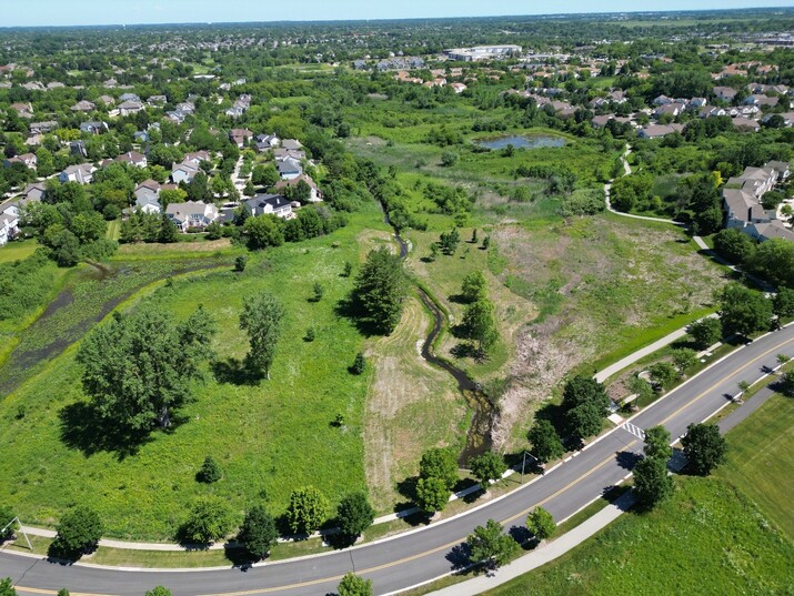 Green infrastructure and restored streams in Algonquin IL