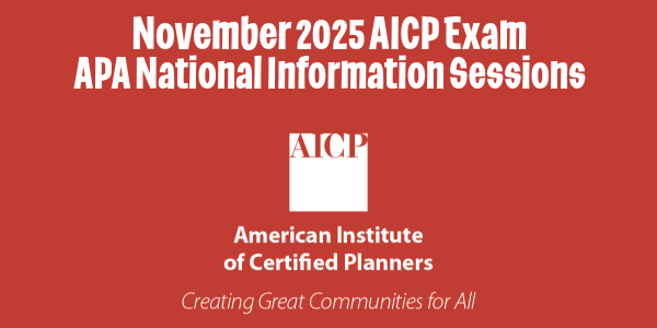 Planning to take the AICP exam in November 2025?