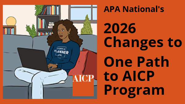 One Path to AICP: APA's 2026 Changes