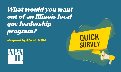 Take the survey: What would you want out of an Illinois local gov leadership program?